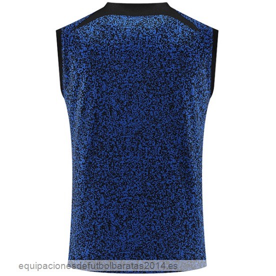 Nuevo Entrenamiento Sin Mangas Inter Milan 23/24 Azul Amarillo Baratas